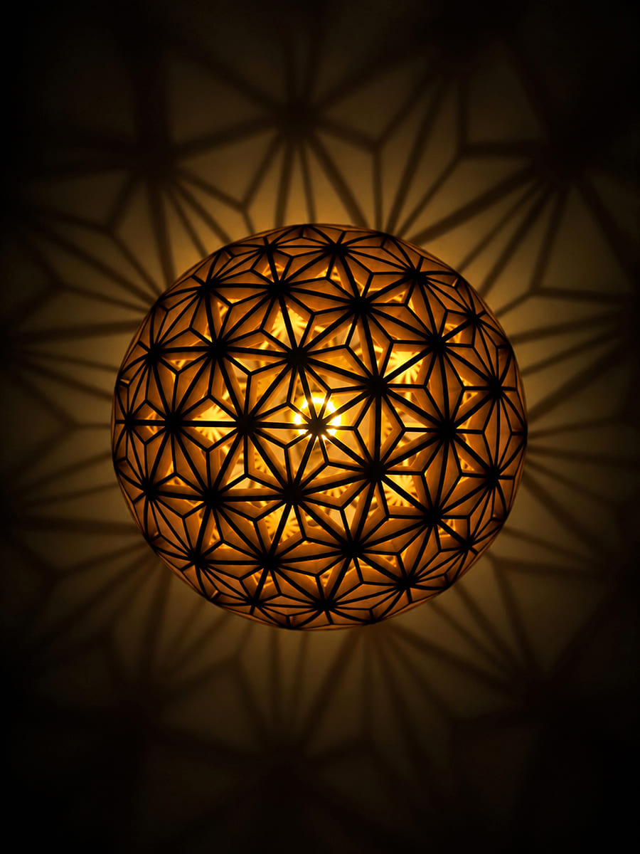 KUMIKO ORB ASANOHA: A Shade That Softly Diffuses Light